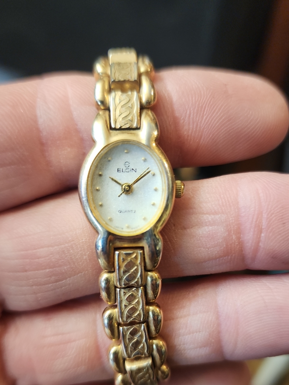 Elgin Lady Goldtone Dress Watch